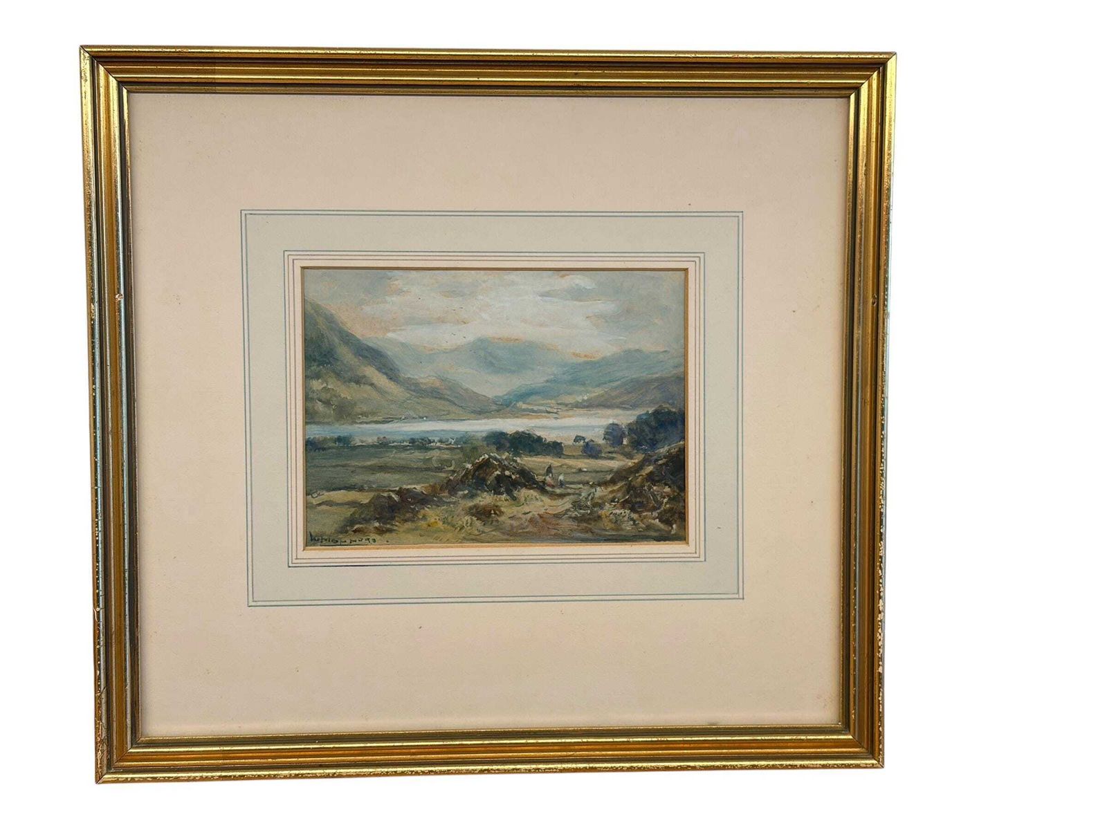 William Manners (1860–1930) C1890 Haweswater Watercolour Lake District Pre 1935 Reservoir Exhibited Rsba Artist photo for sale