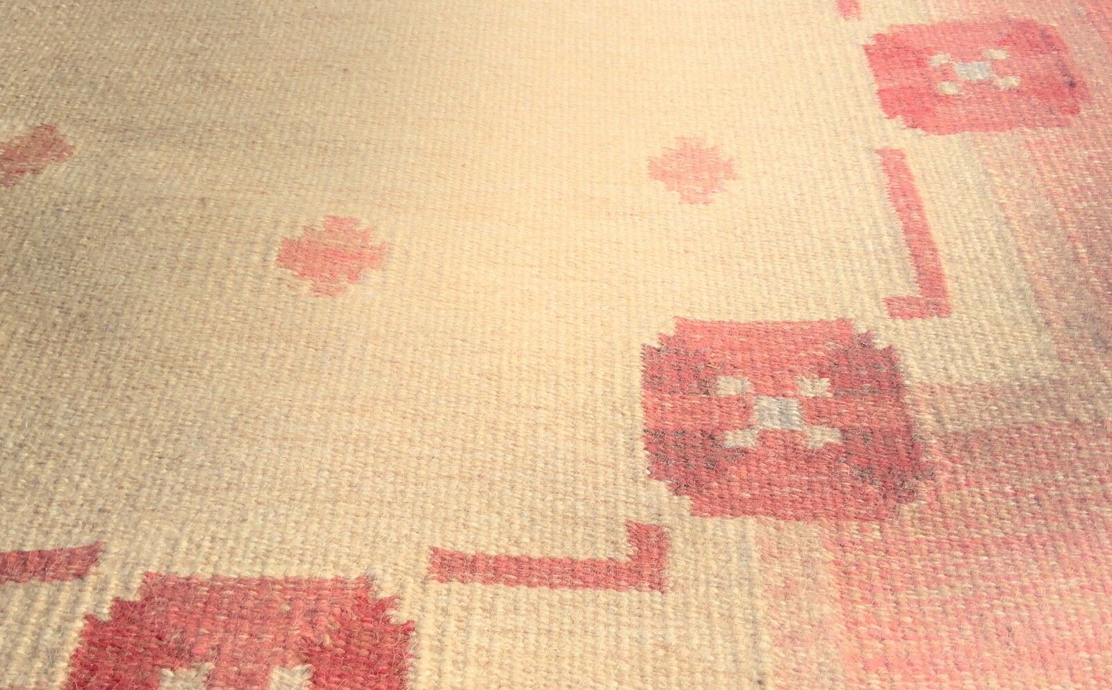 photo buy Swedish Flat Weave Kilim Rölakan Rug By Anna Johanna ångström, Lovö, 1960 70s