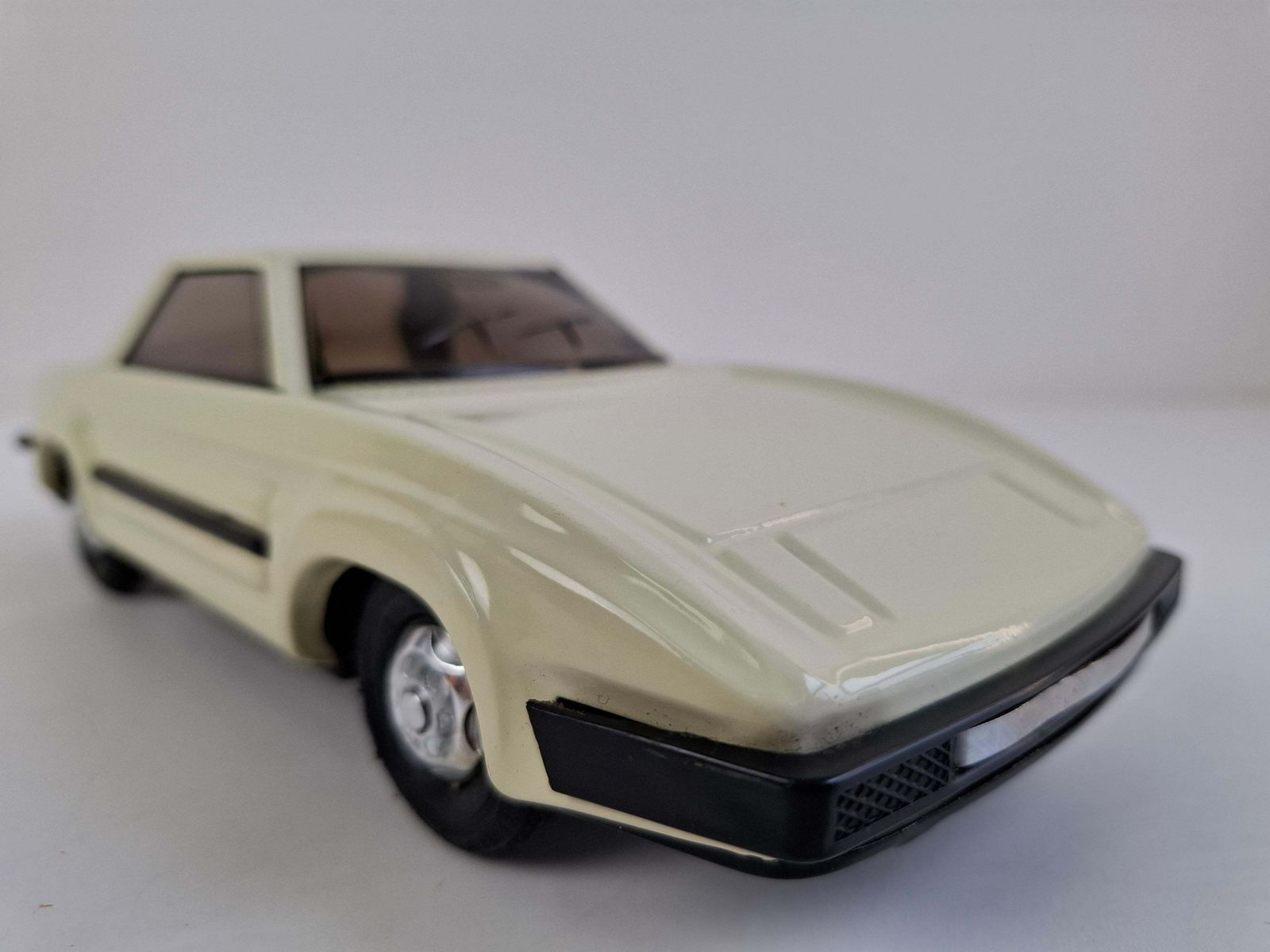 1970s Czechoslovak Ites Igra Norma Tin Friction Toy Car Mid Century Modern Space photo for sale