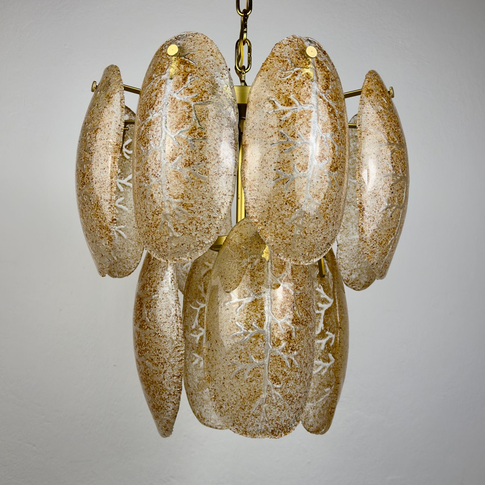 Original Cascade Murano Glass Chandelier, Italy 1980s photo furniture