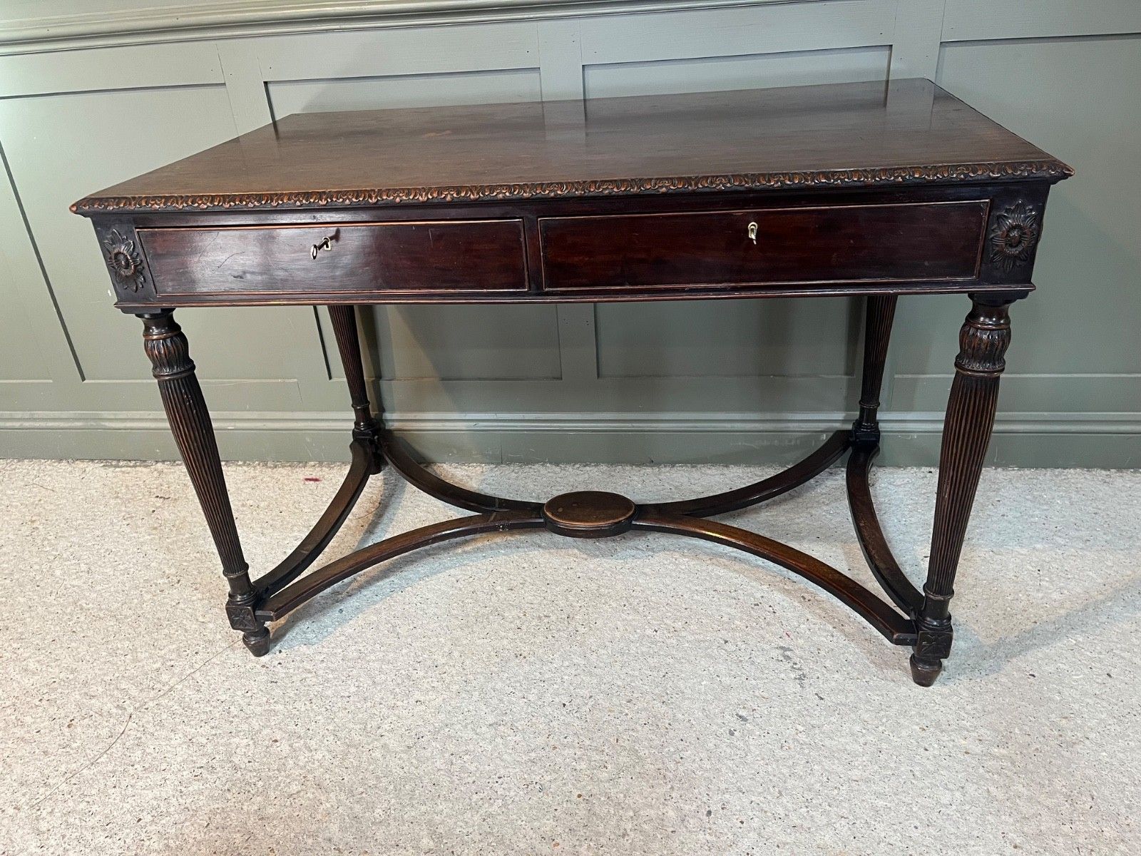 Antique Table From Liberty’s Of London Circa Late 1800’s photo vintage