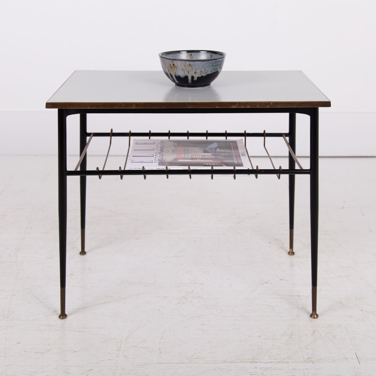 Furniture Mid Century Brass Coffee Table By Jwc Payne For Heals No2 photo