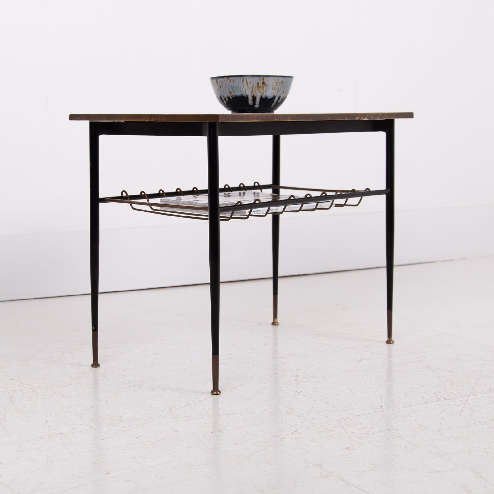 525.0 Mid Century Brass Coffee Table By Jwc Payne For Heals No2 photo