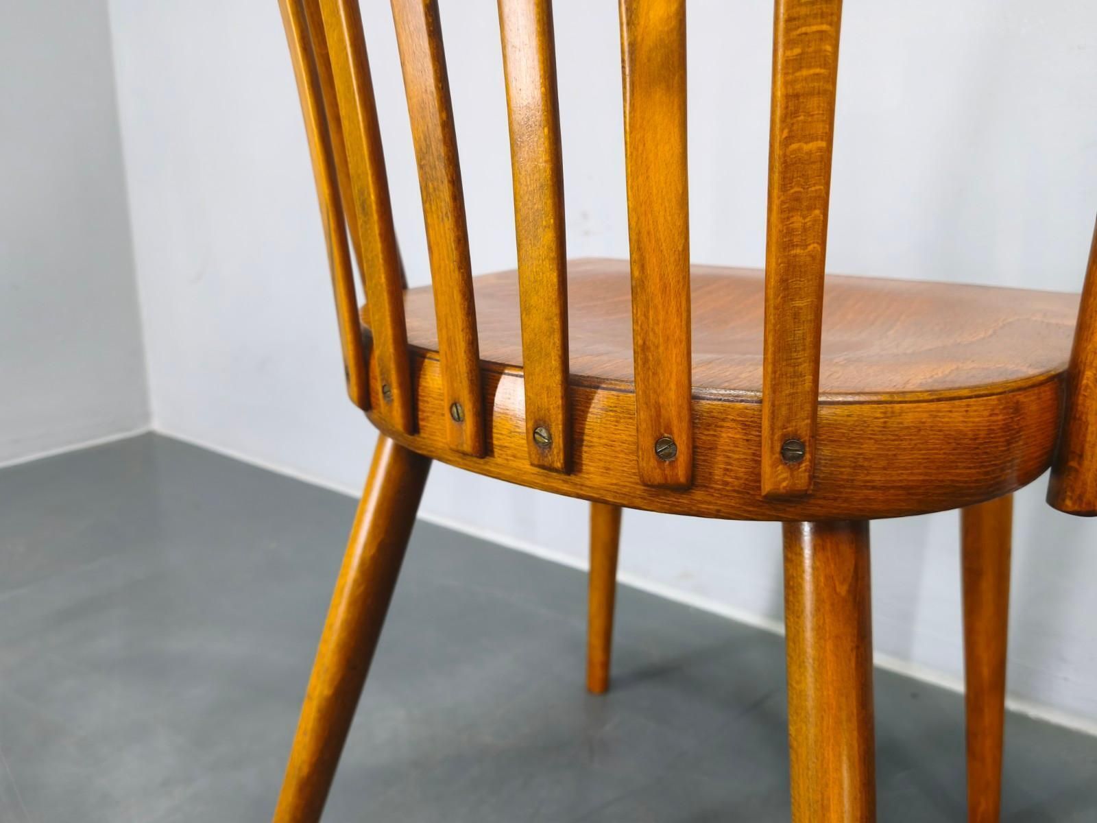 1205.0 Antonin Suman For Ton Dining Chairs, 1960s, Set Of Four photo