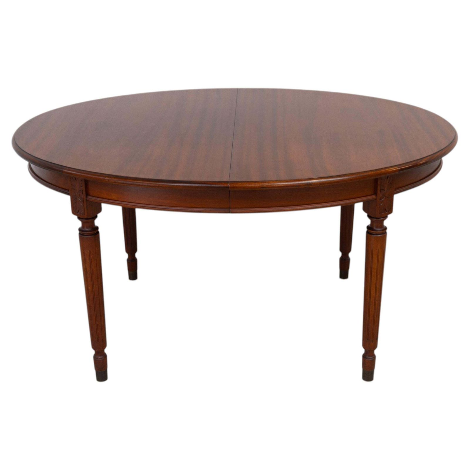 Danish Hepplewhite Oval Mahogany Dining Table By Farre Møbelfabrik, 1970s.
