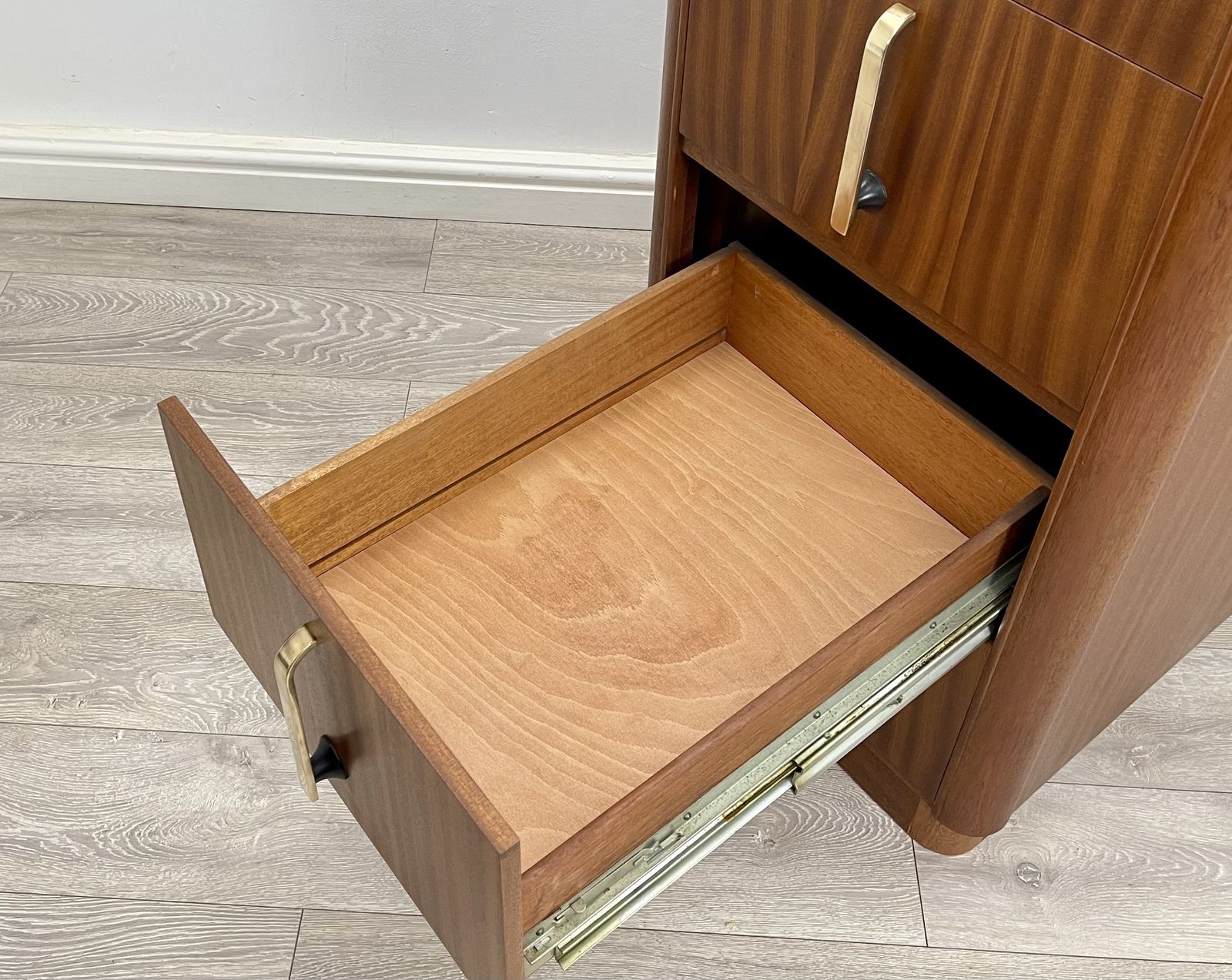 Furniture Teak Filling Cabinet / Chest Of Drawers photo