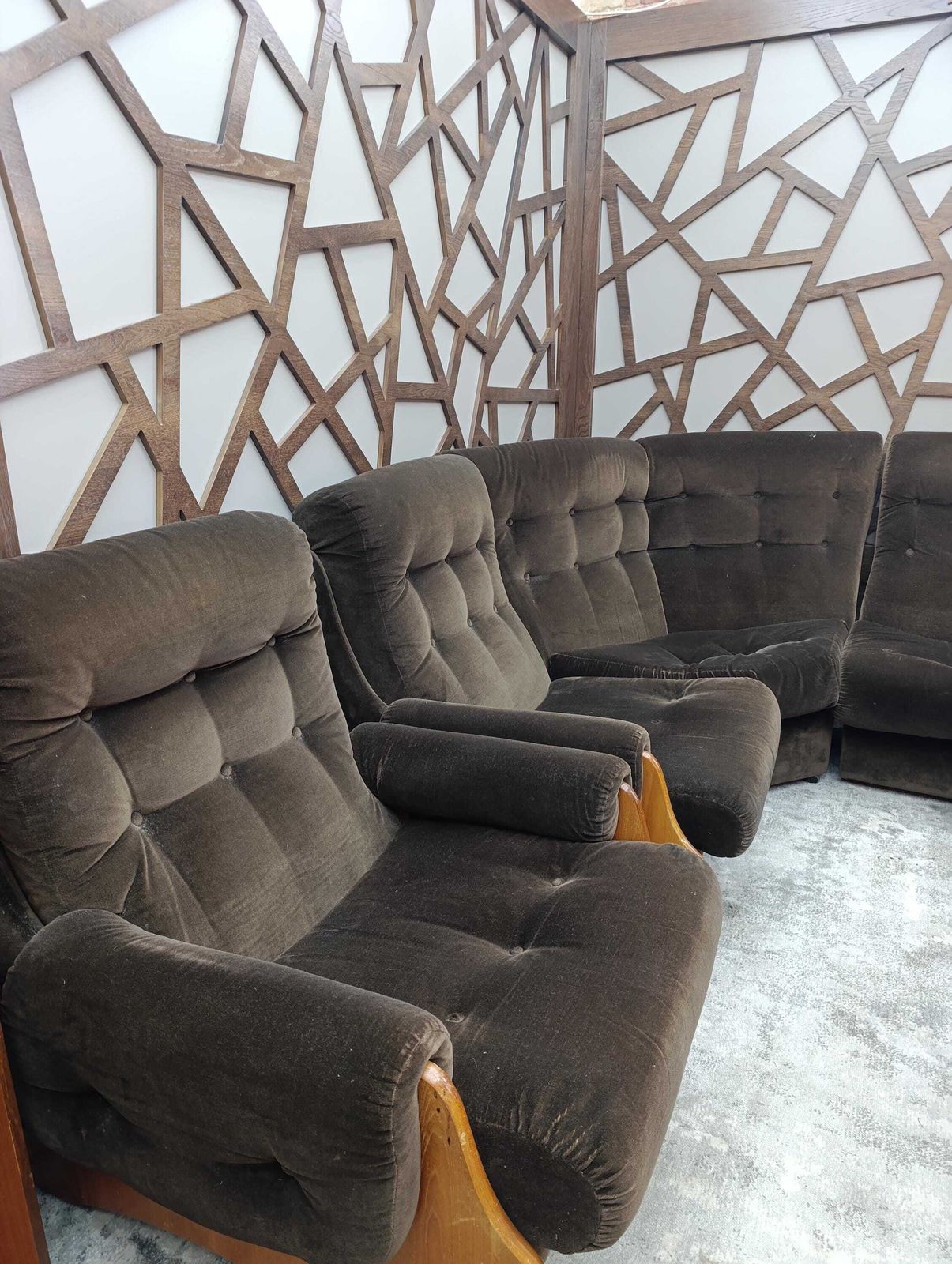 Rare G Plan Saddleback Teak Corner Lounge Suite, 1960s photo for sale
