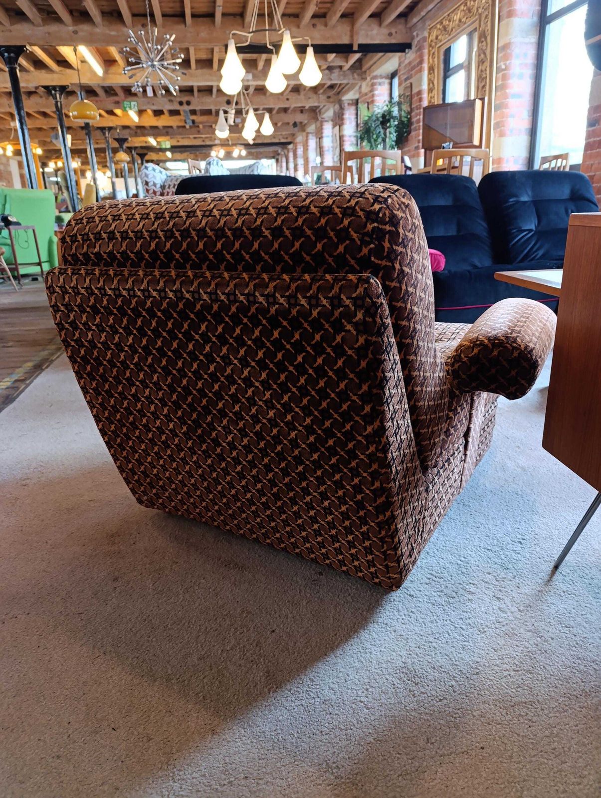 Mid Century Convertible Armchair Daybed, 1970s photo 595.0
