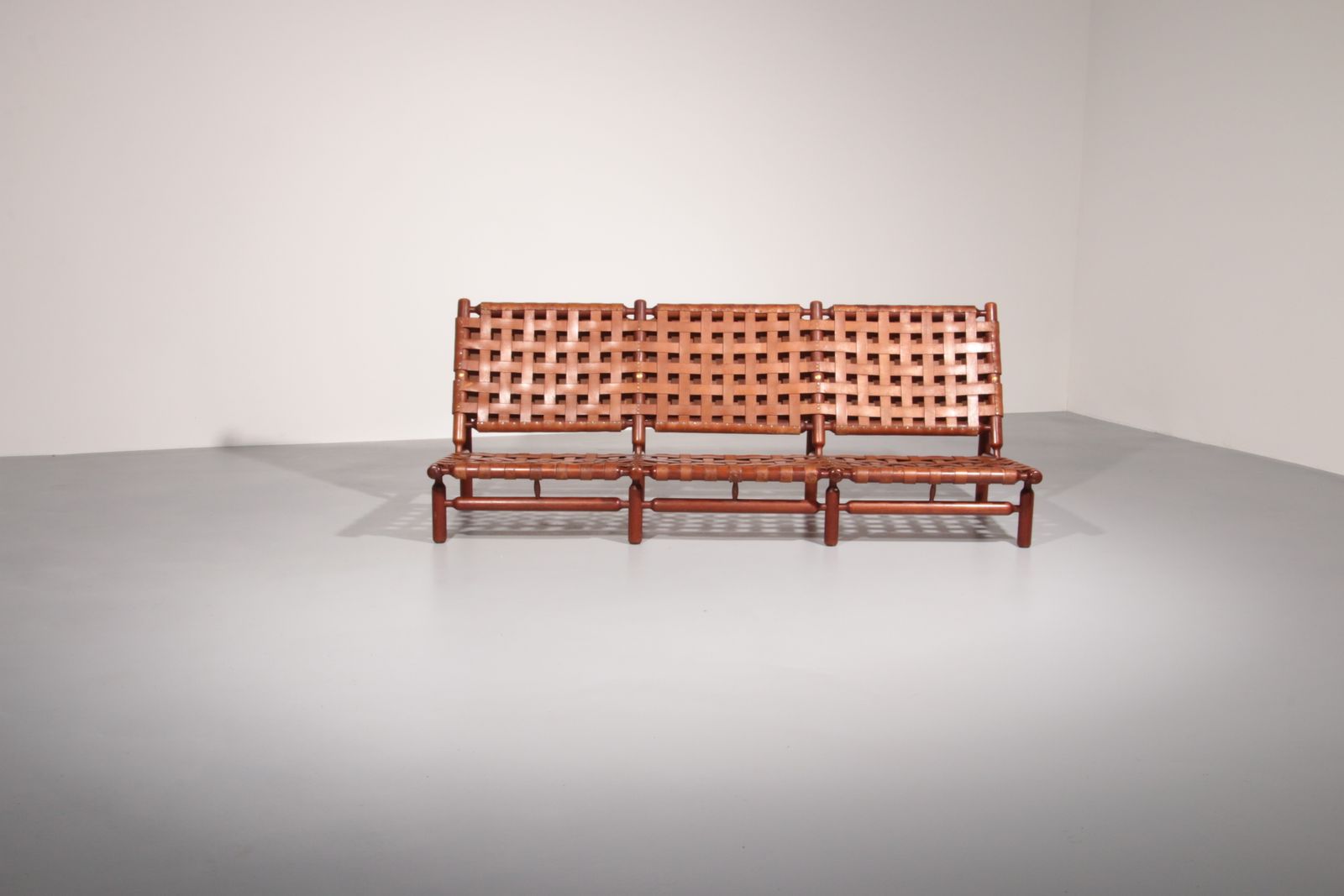 Three Seater Sofa By Ilmari Tapiovaara For Paolo Arnaboldi, Italy 1957 photo for sale