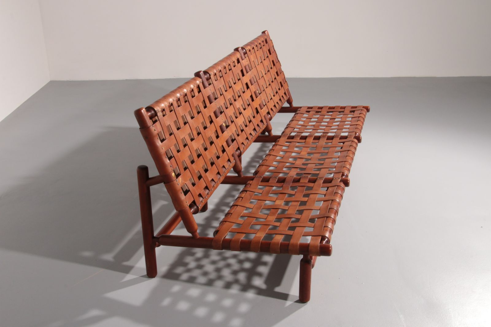 Three Seater Sofa By Ilmari Tapiovaara For Paolo Arnaboldi, Italy 1957 photo vintage