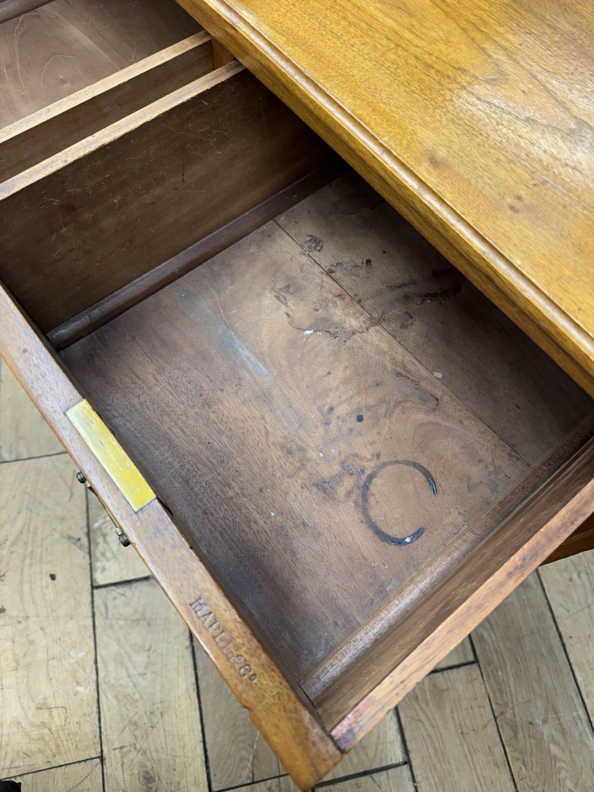 Antique Walnut Chest Of Drawers By Maple & Co \ Edwardian Dressing Table photo vinterior