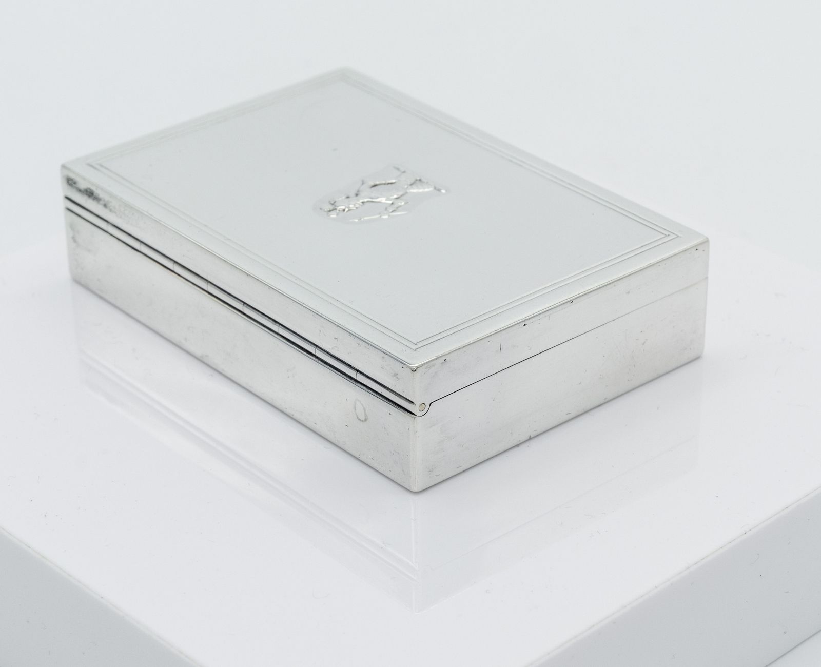 Sebastian Garrard Sterling Silver Knight Trinket Box London 1931 Garrard & Co photo Home Decor