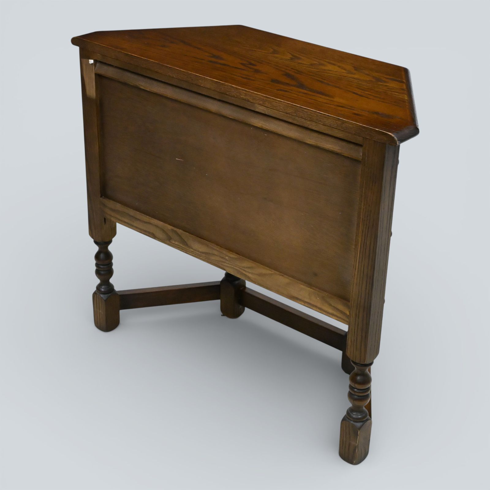 Old Charm Canted Hall Table Light Oak Finish Free Uk Delivery* photo vinterior