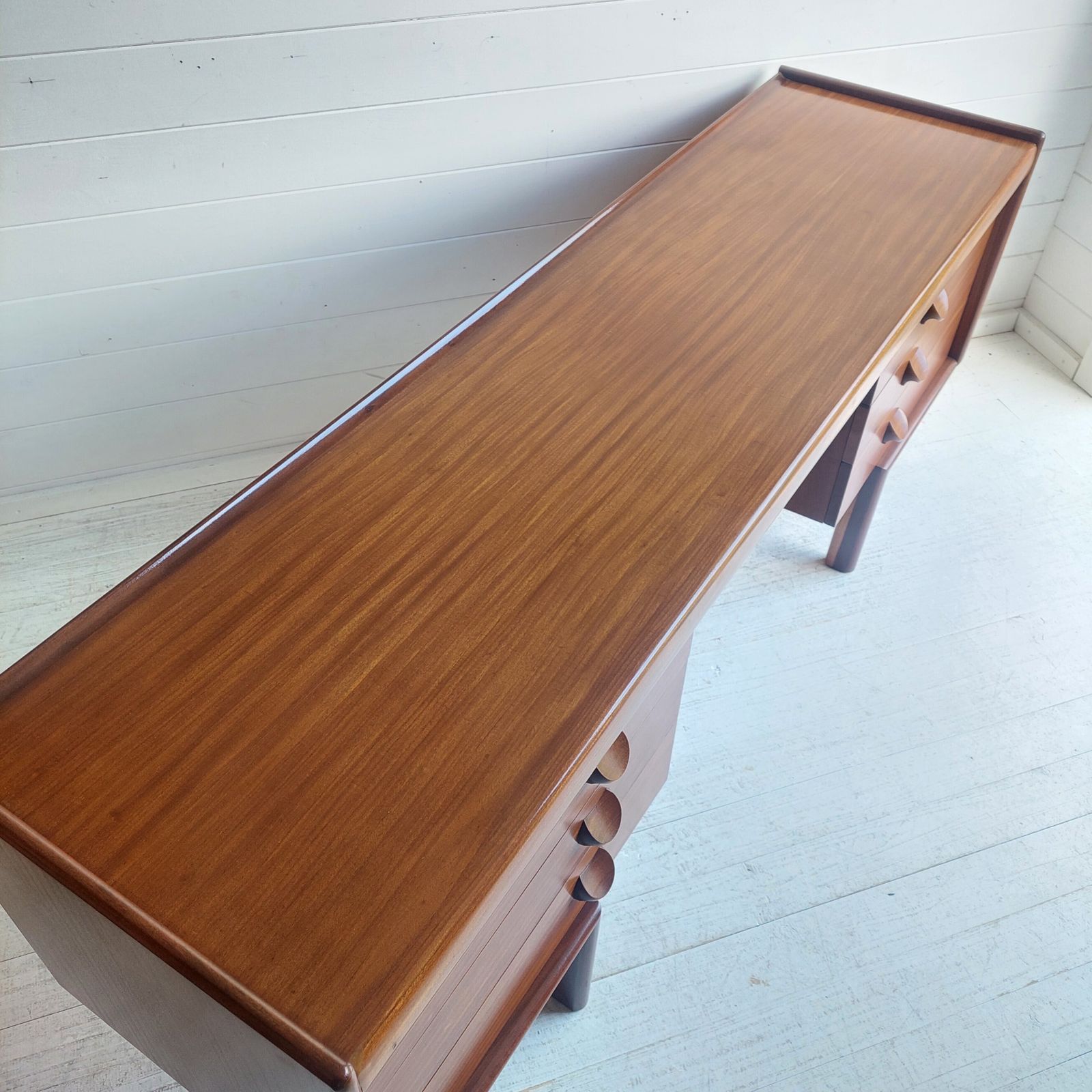 Mid Century Teak Dressing Table  Desk By White And Newton, 1960s England photo vintage