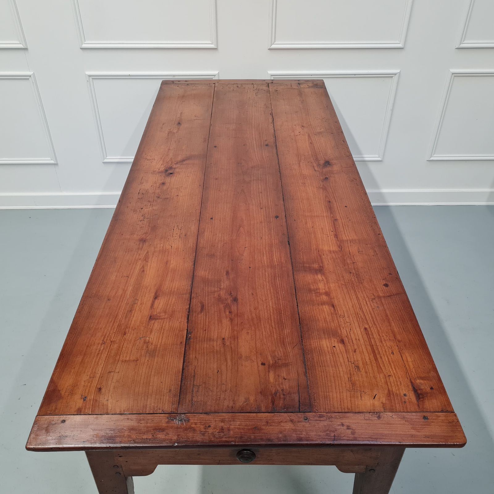 Fantastic Antique French Cherry Wood Farmhouse Table C1840  Free Delivery Eng/Wales photo 2240.0