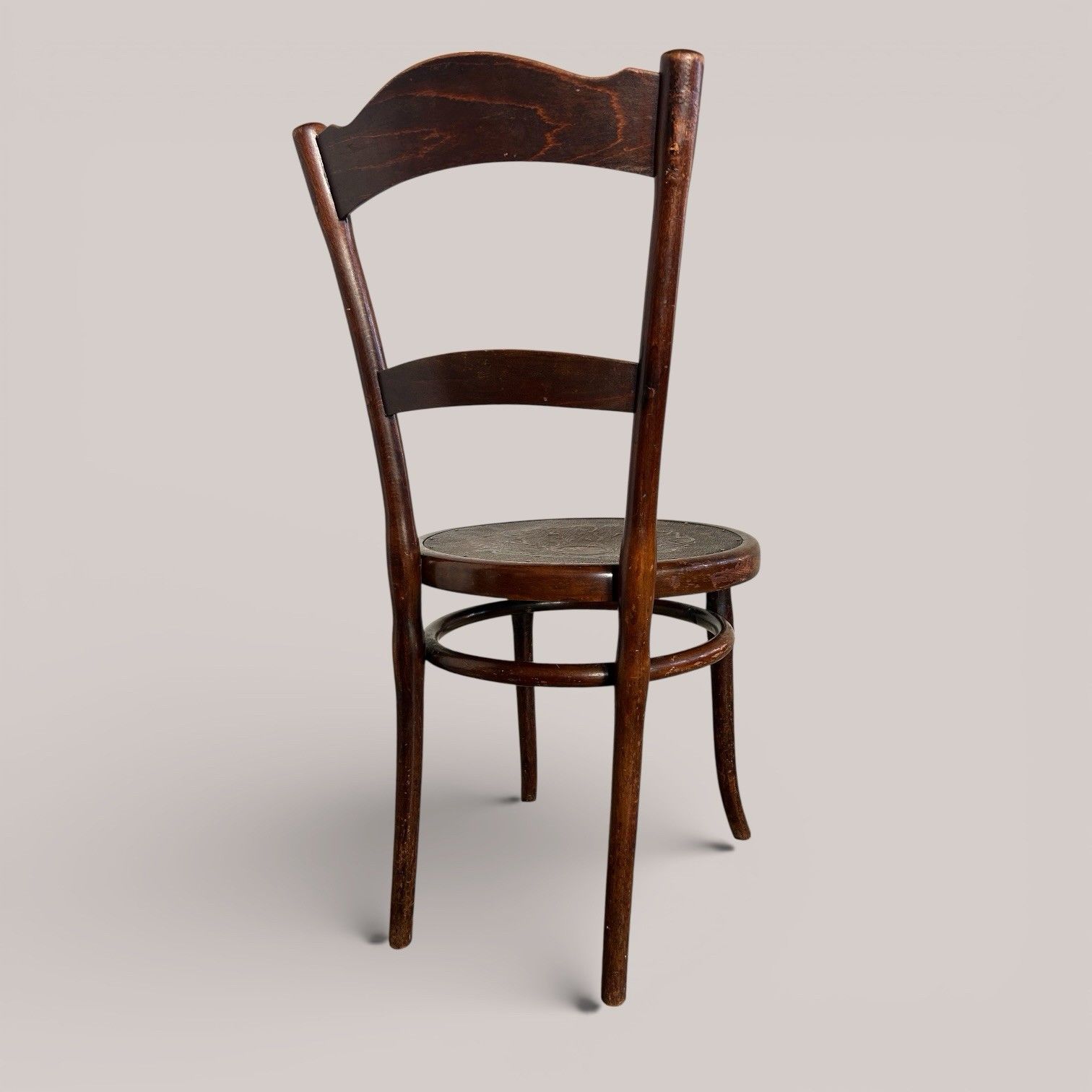 Antique Thonet Bentwood Dining Chair With Embossed Seat photo Furniture