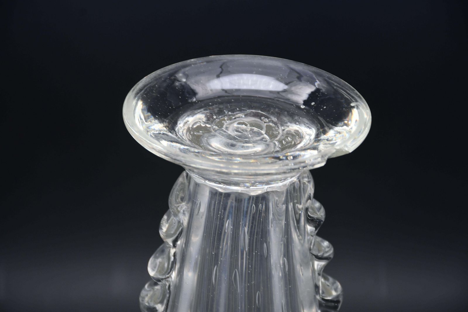 Home Decor Art Decò Murano Bullicante Vase By Barovier & Toso, 1950s photo