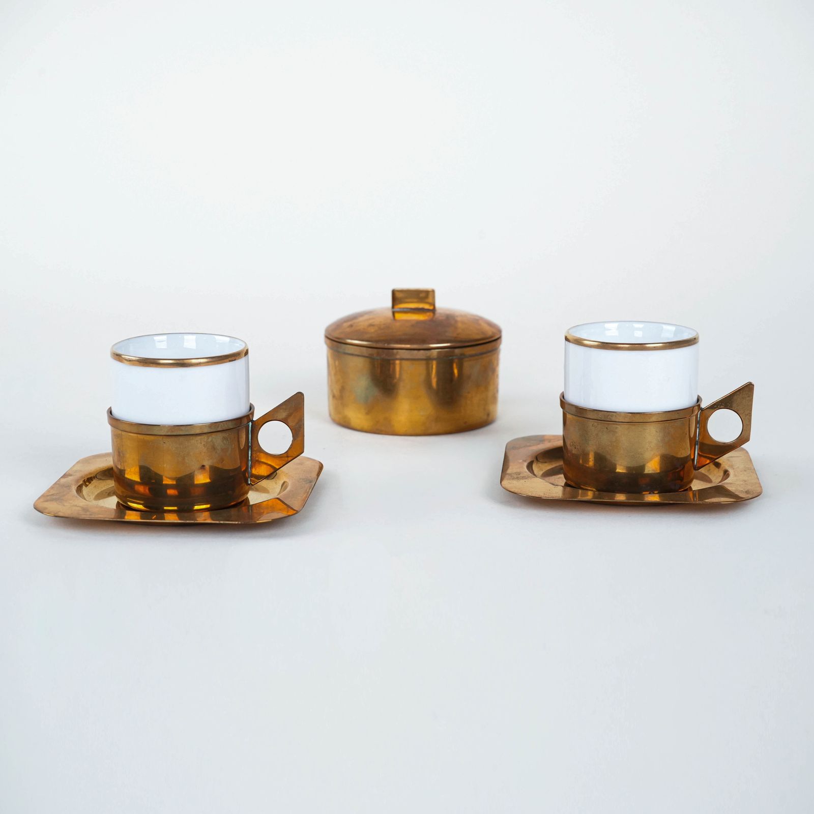 Porcelain Coffee Set, Italian Design, 1970s, Designer: Claude Delvé, Manufacturer: Delfi photo furniture