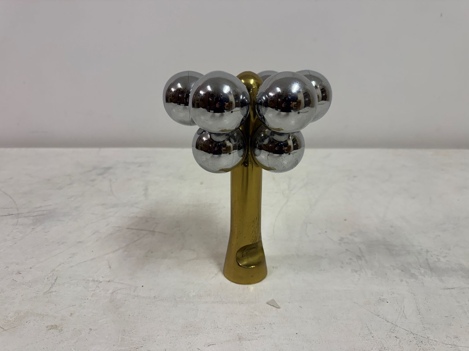 1970s Italian Brass And Chrome Sculpture photo 695.0
