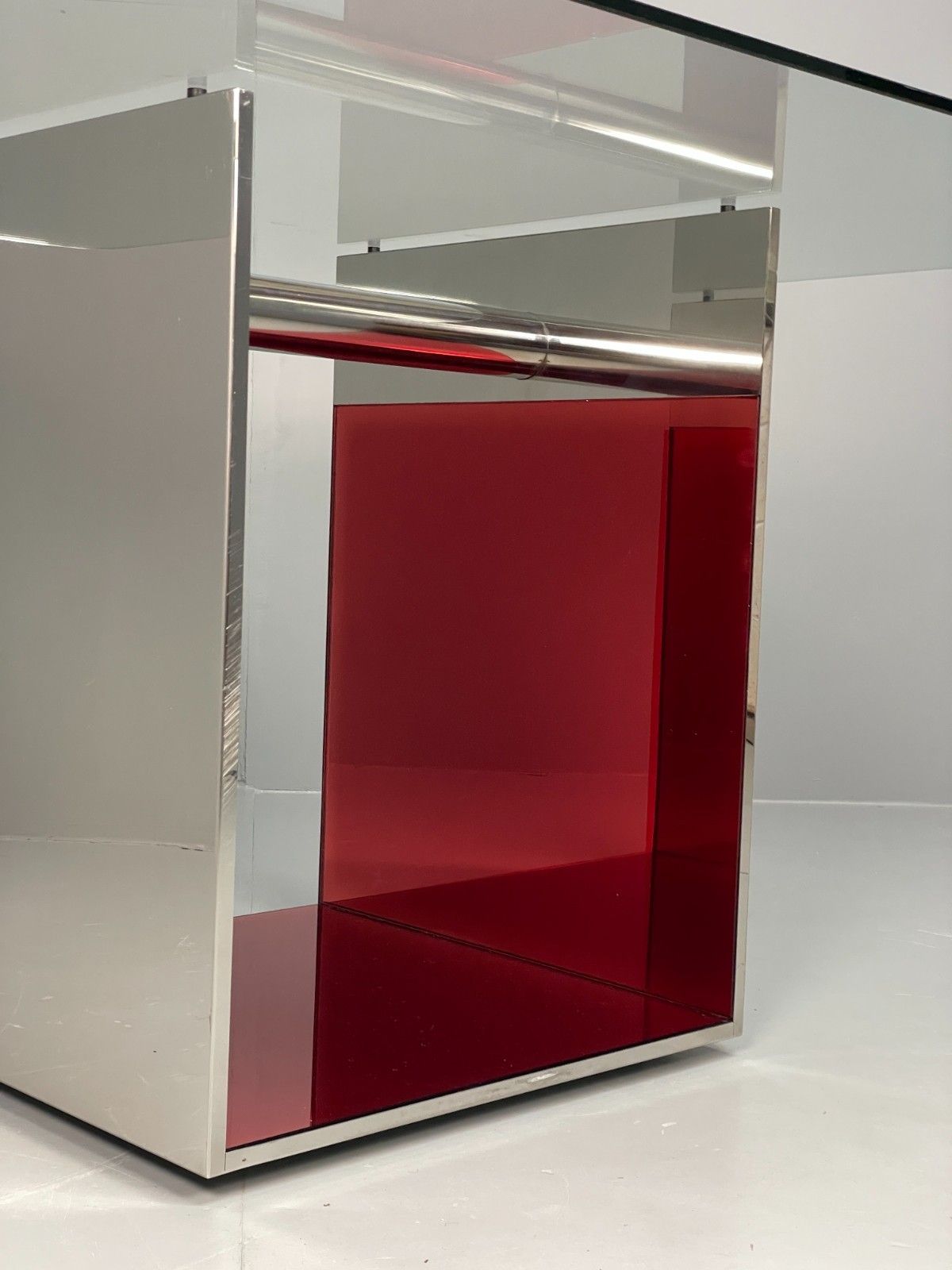 Italian Glass Dining Table By Gabriele Buratti For Acerbis Modern Eb11492  Mwoo photo vinterior