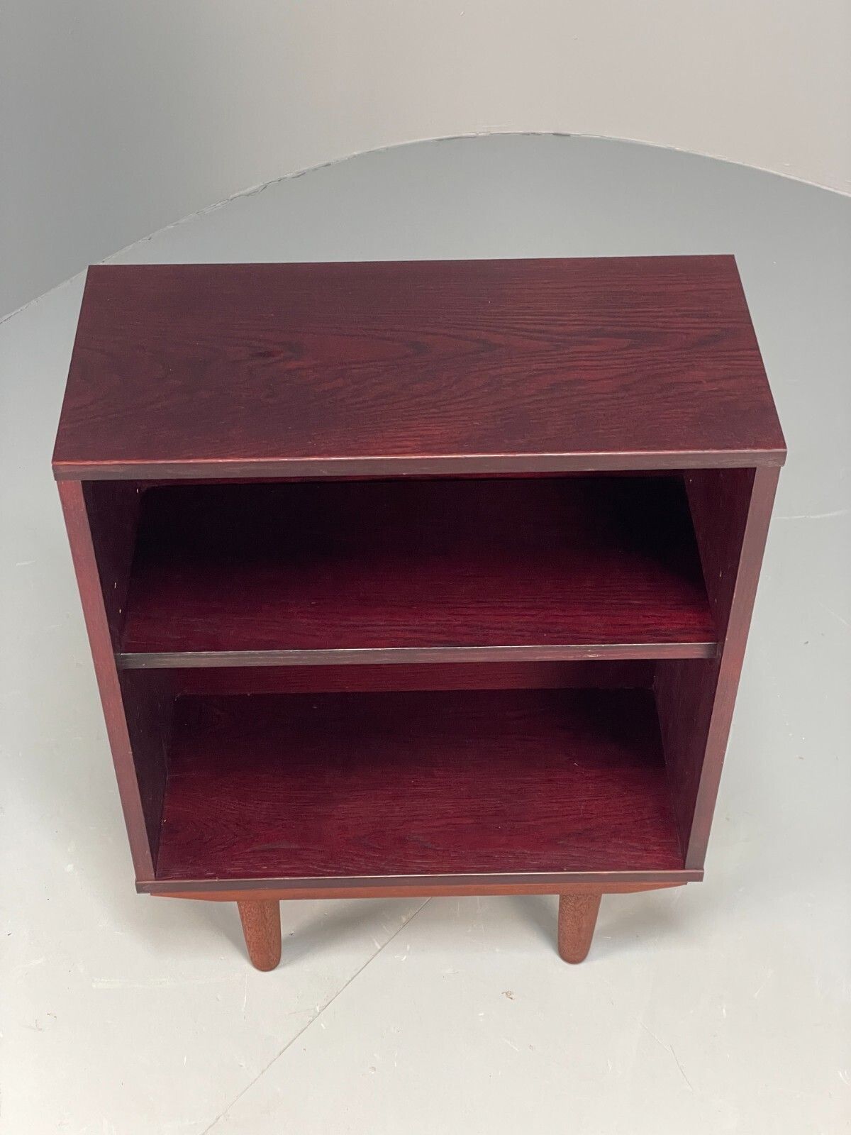 Vintage Dark Oak Bookcase Adjustable Shelf By Beaver & Tapley Eb11497 Mwoo photo furniture