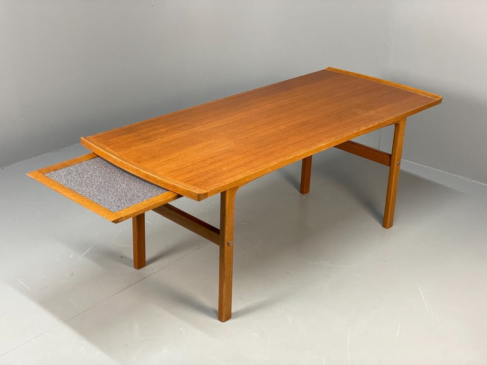 Vintage 1960s Coffee Table Teak & Oak Swedish Mid Century Eb11193 Mwoo