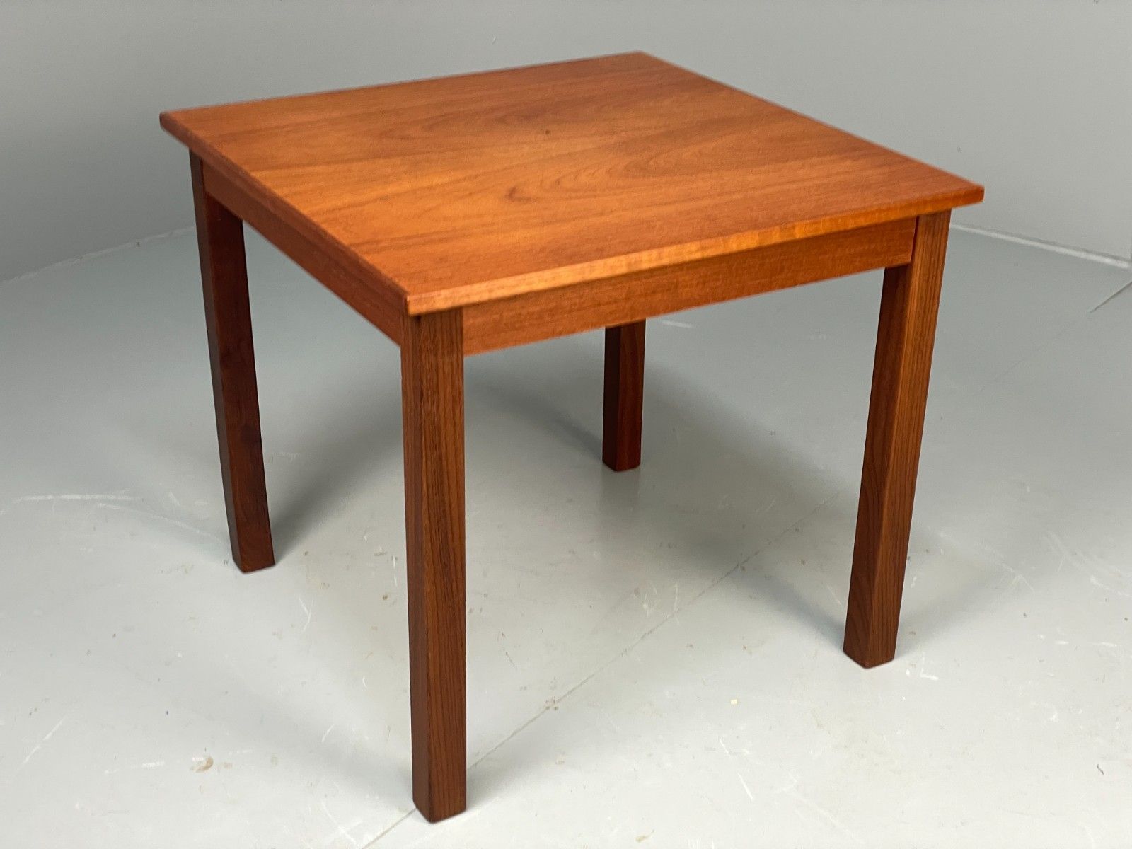 Furniture Vintage Teak Side Table 1960s Danish Square Removable Legs Retro Eb11518 Mwoo photo