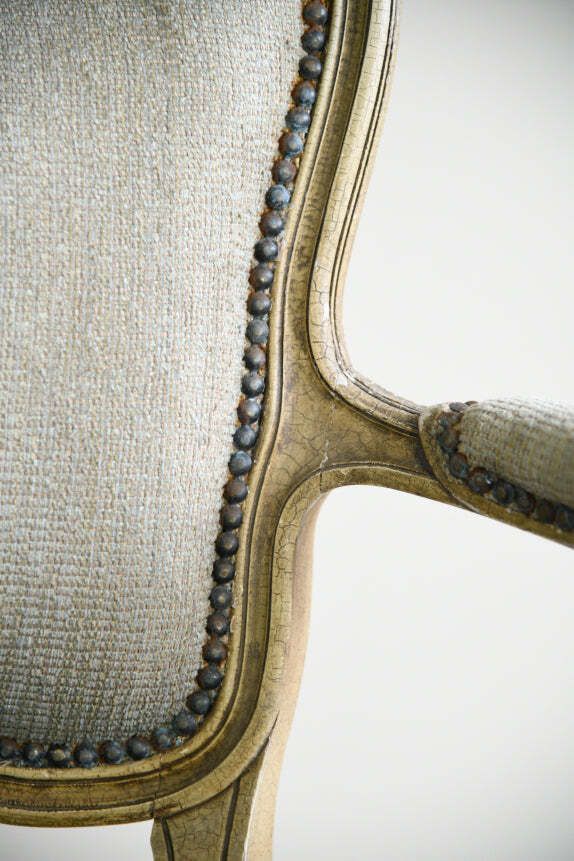 Pair French Style Armchairs, Early 20th Century photo Furniture