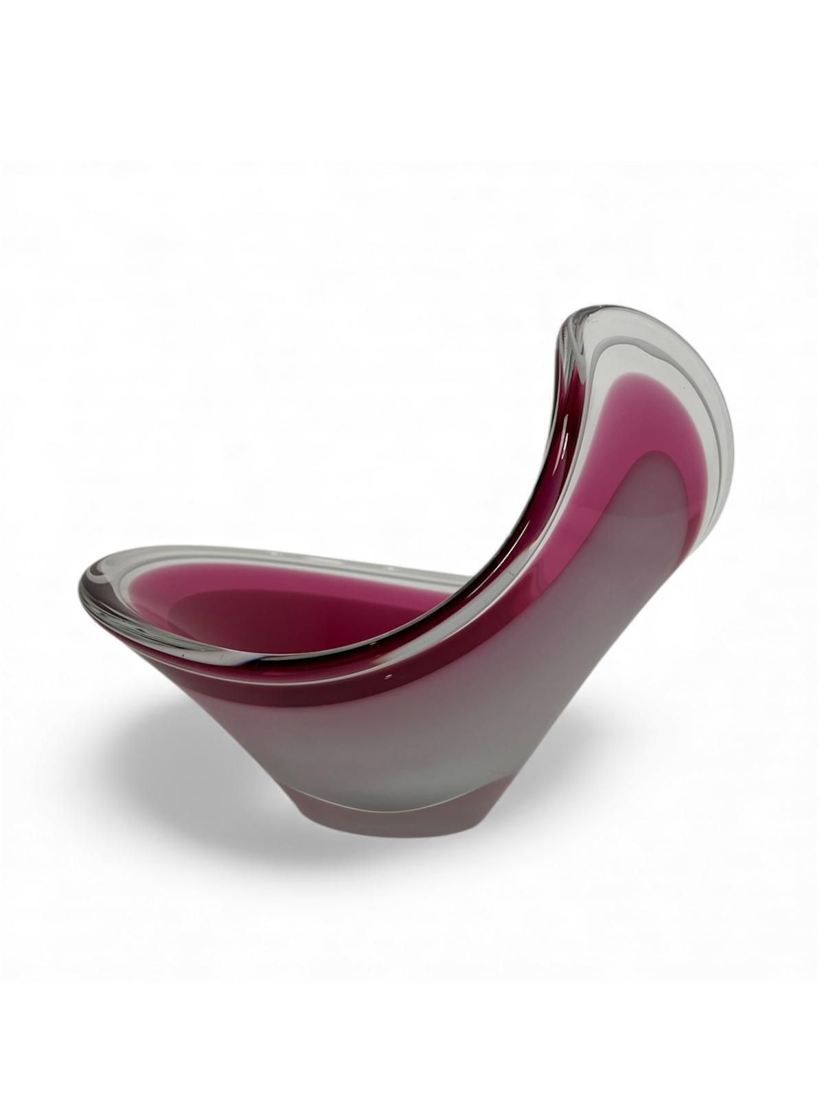 Paul Kedelv “Coquille” Vase And Bowl For Flygfors, Sweden, 1950s photo Home Decor