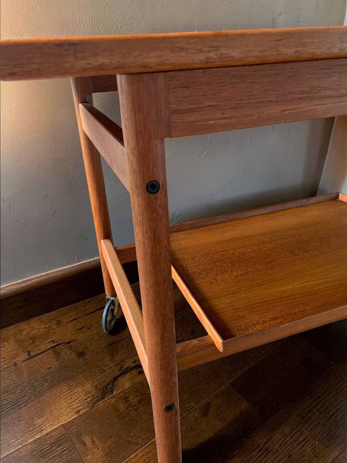 photo buy Kurt østervig Model 112 Extendable Bar Cart, Danish Teak & Formica, Jason Mobler