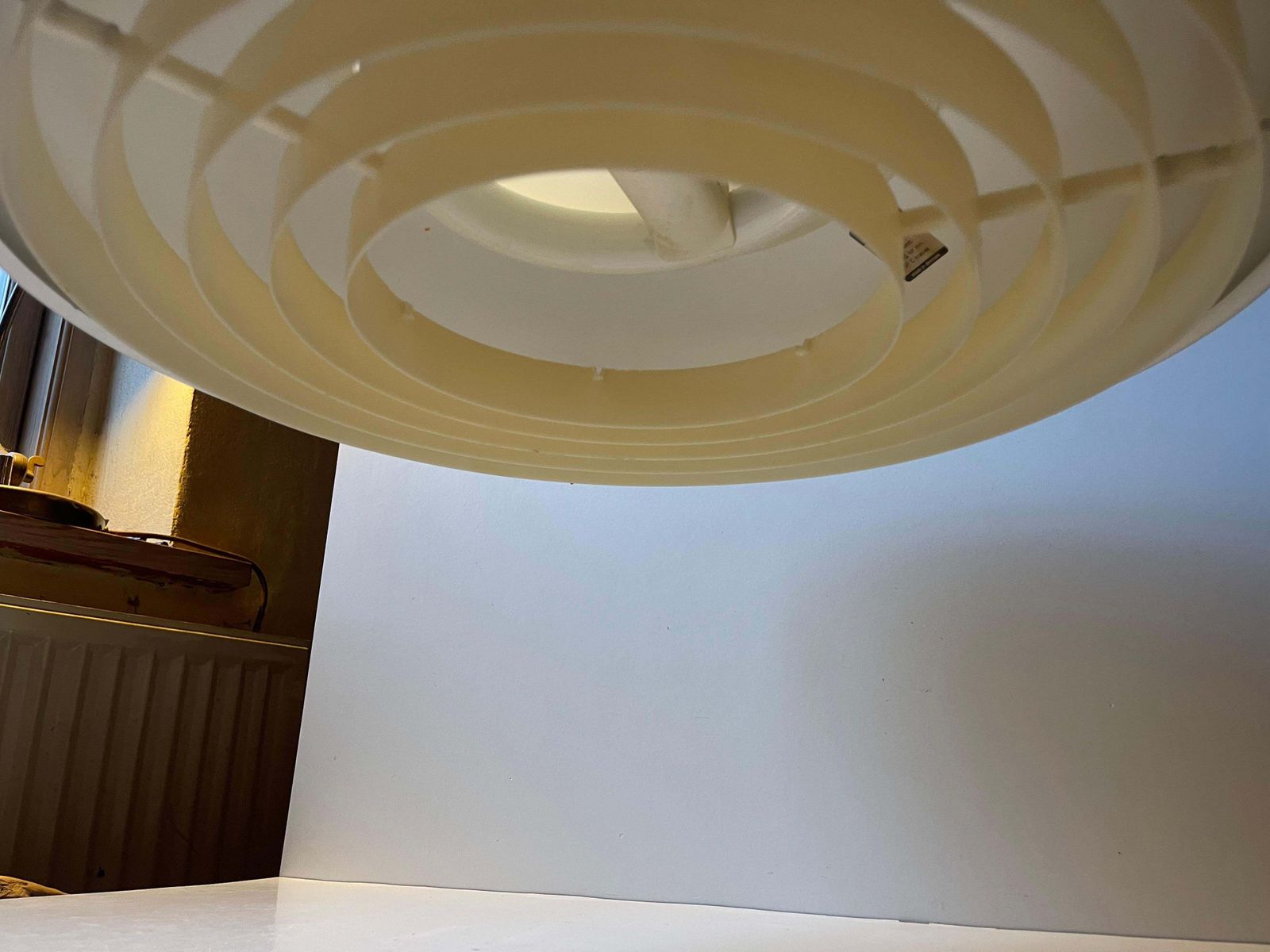 Vintage Louis Poulsen Grey Pendant Lamp 'Klassependel', 1960s photo 378.0