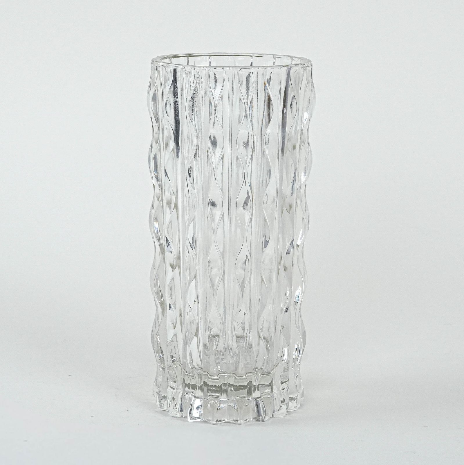 Crystal Vase, Italian Design, 1960s, Manufactured In Italy photo furniture