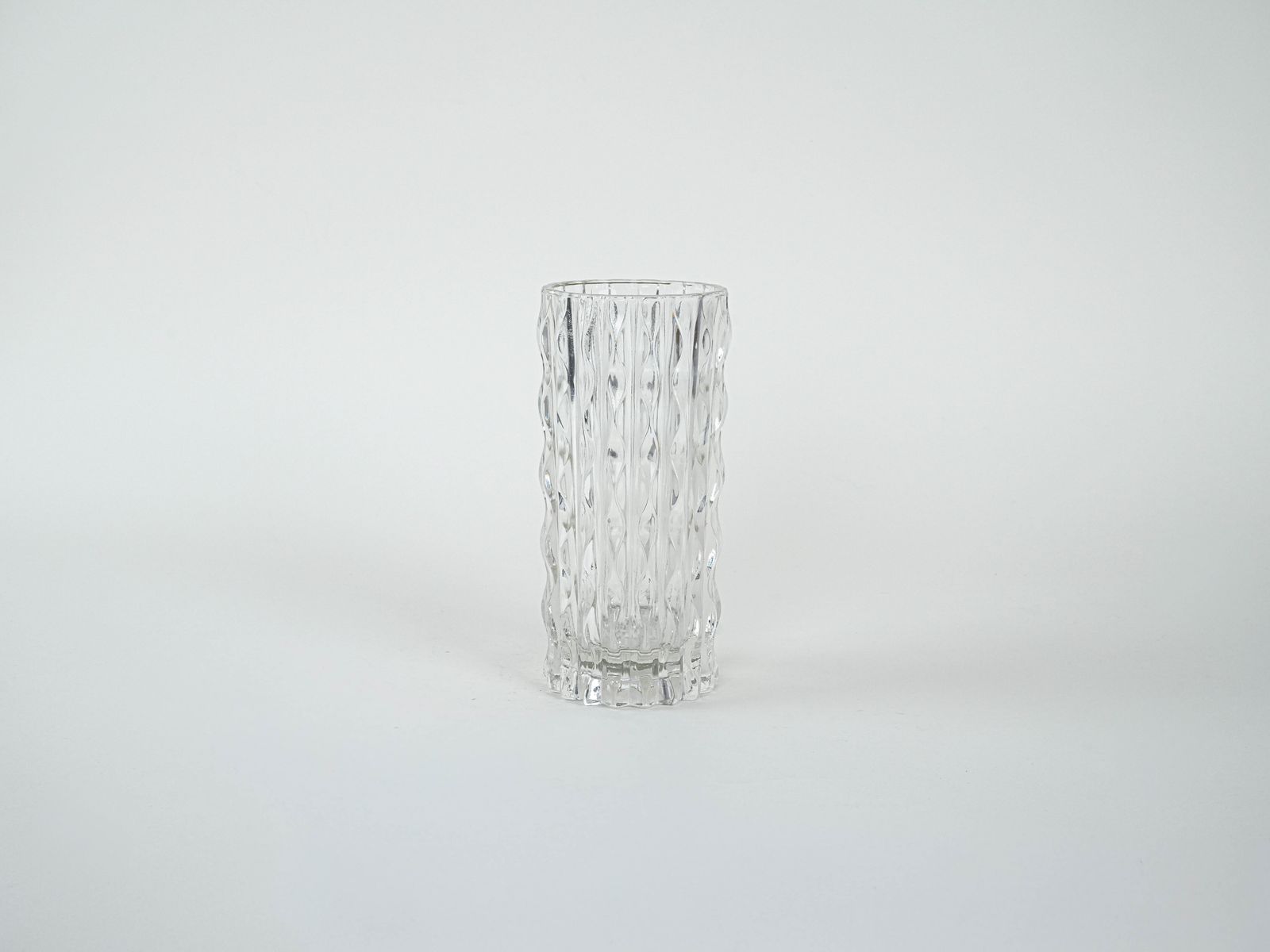 Crystal Vase, Italian Design, 1960s, Manufactured In Italy photo for sale