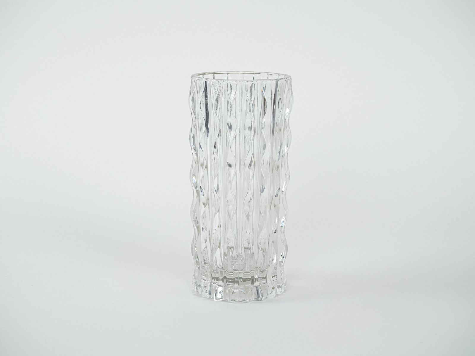 Kristallen Vaas, Italiaans Design, Jaren 1960, Vervaardigd In Italië photo Woonaccessoires