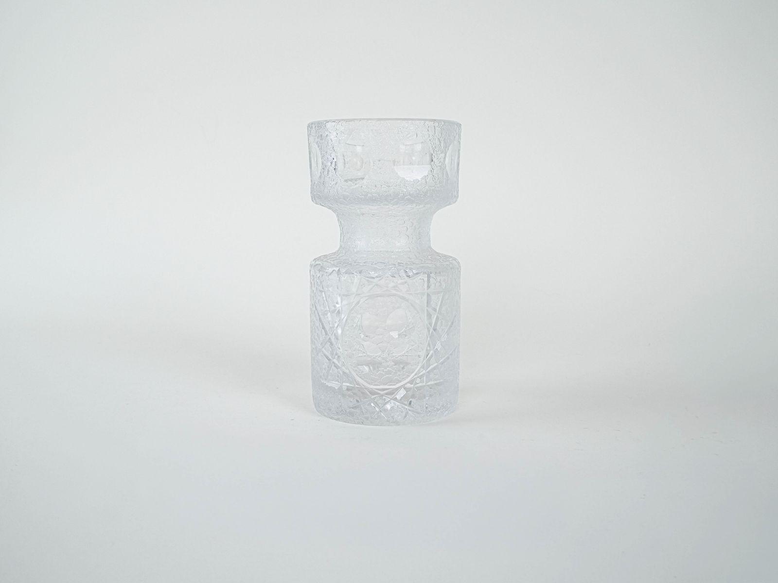 Glazen Vaas, Scandinavisch Design, Jaren 1960, Vervaardigd In Denemarken photo for sale