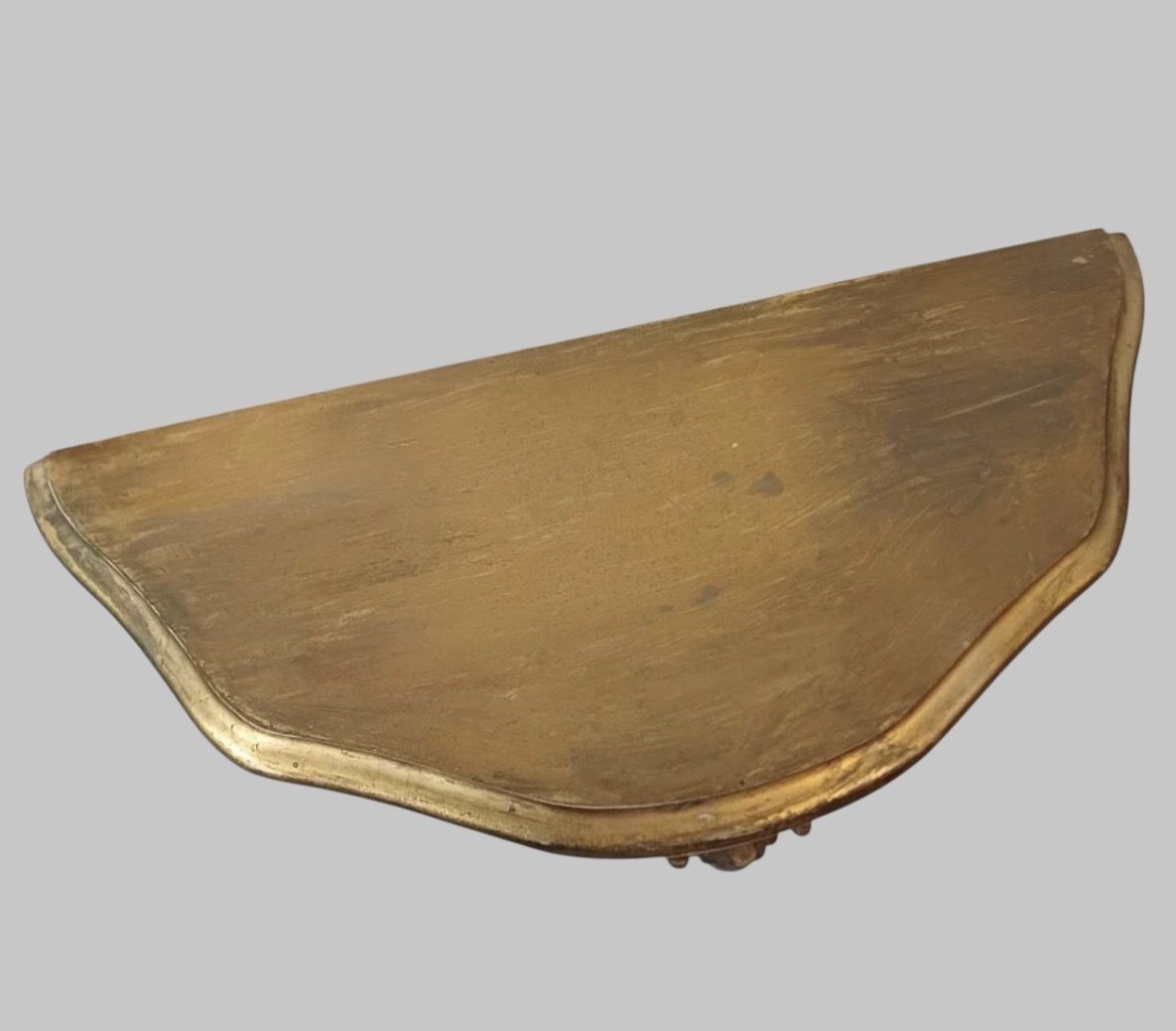 20th Century Gilt Polymer Console Table In The Louis XV Style photo 235.0