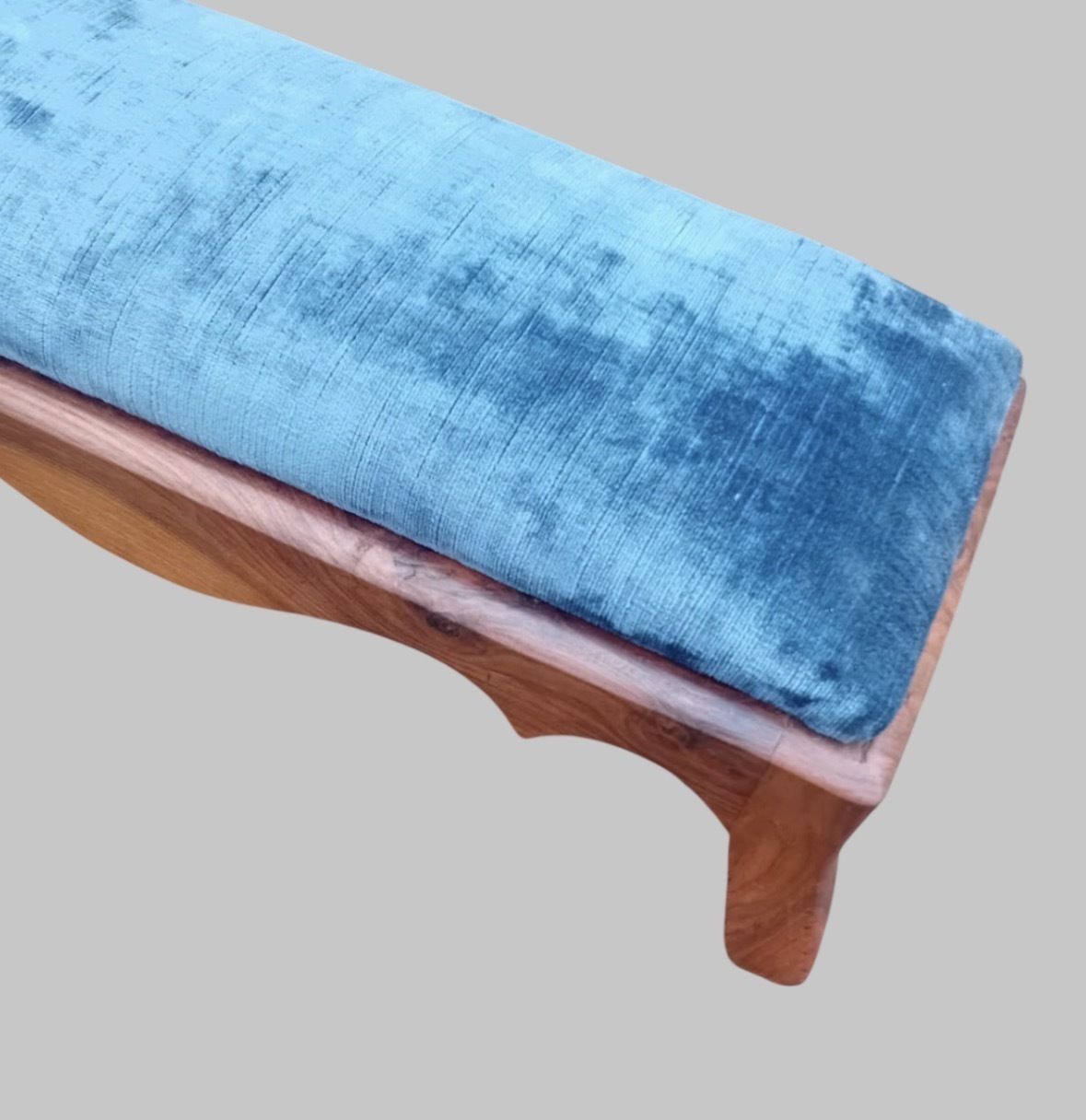 Early Early 20th Century Solid Walnut Fireside Fender Stool photo Home Fixtures