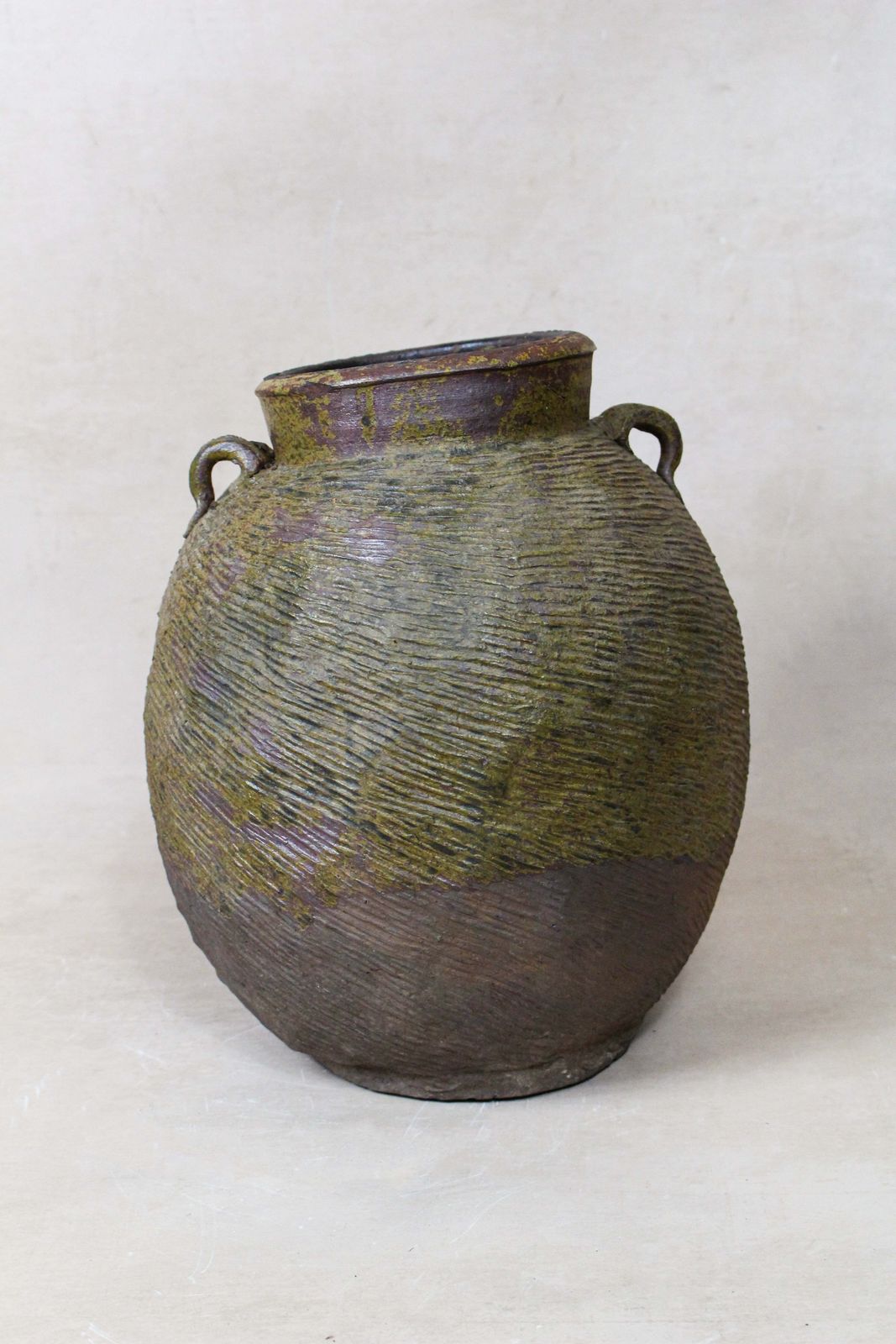 Antique Earthenware Preserve Pots   Aep 10