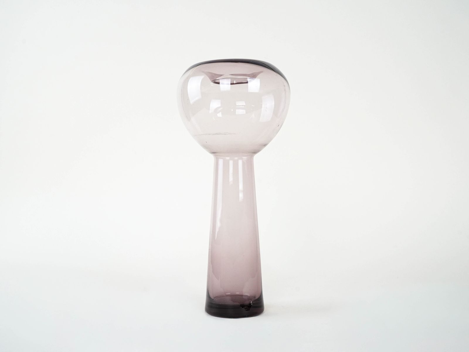 Glazen Vaas, Italiaans Design, Jaren 1970, Made In Italy photo for sale