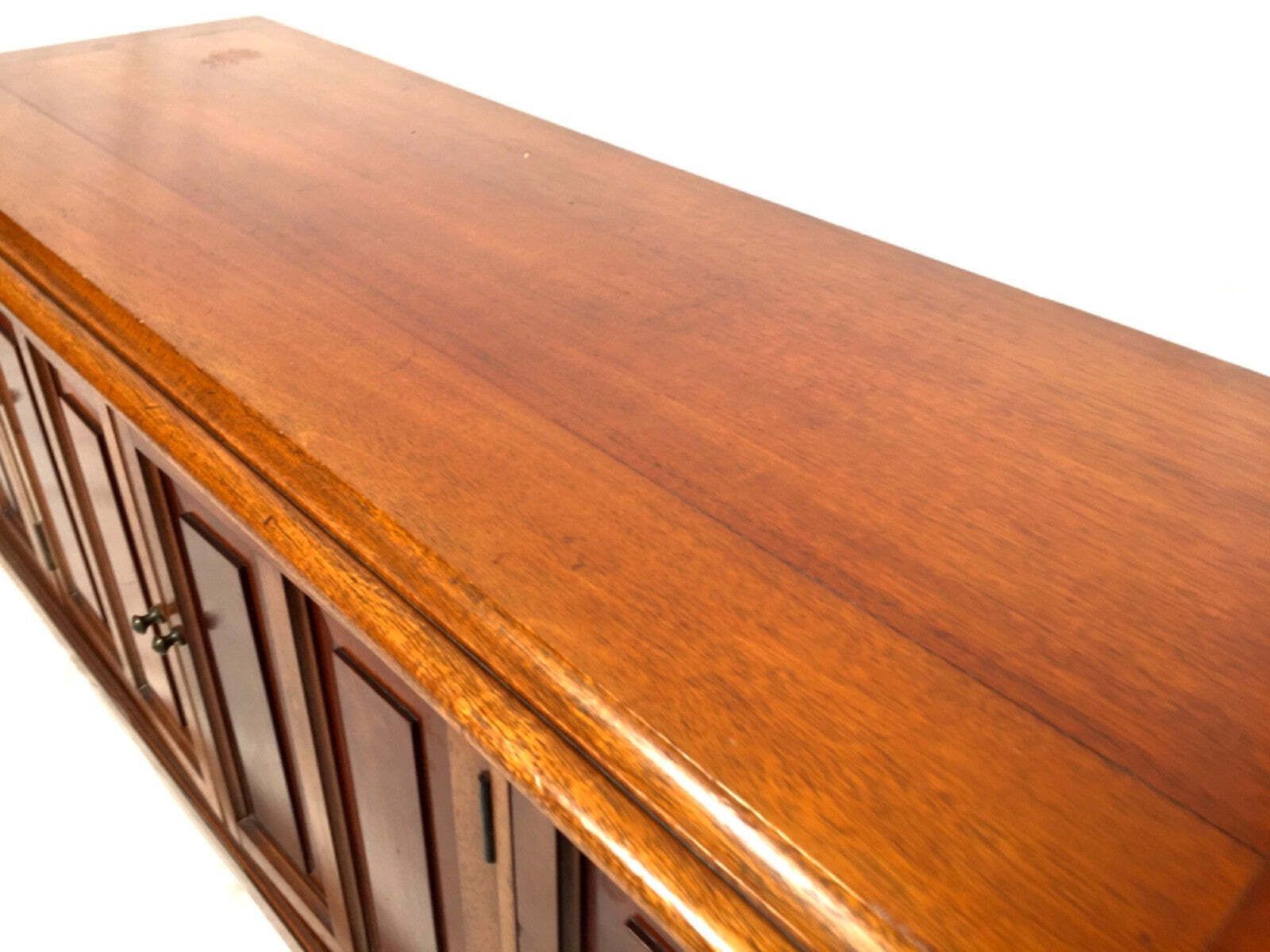 photo for sale Antique Tabletop Large Wooden Storage Stationery Cabinet With Sectional Dividers