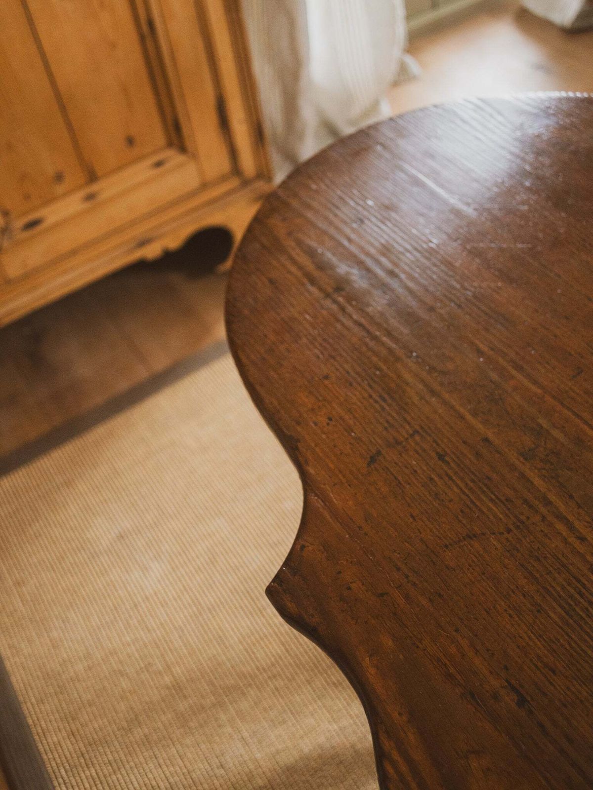 French 19th Century Pine Cafe Table photo 1750.0