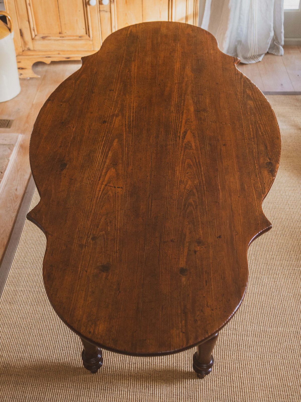 French 19th Century Pine Cafe Table photo vinterior