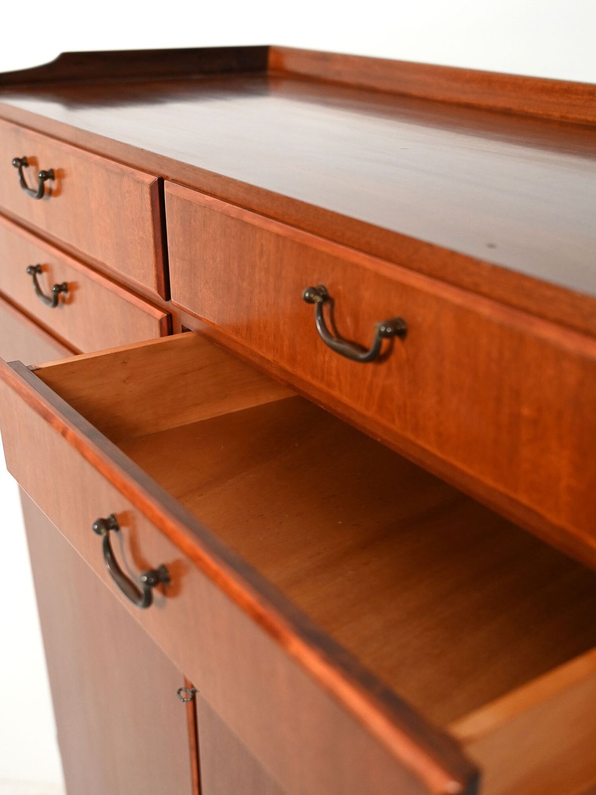 Scandinavian Mahogany Cabinet From The 1950s photo vintage