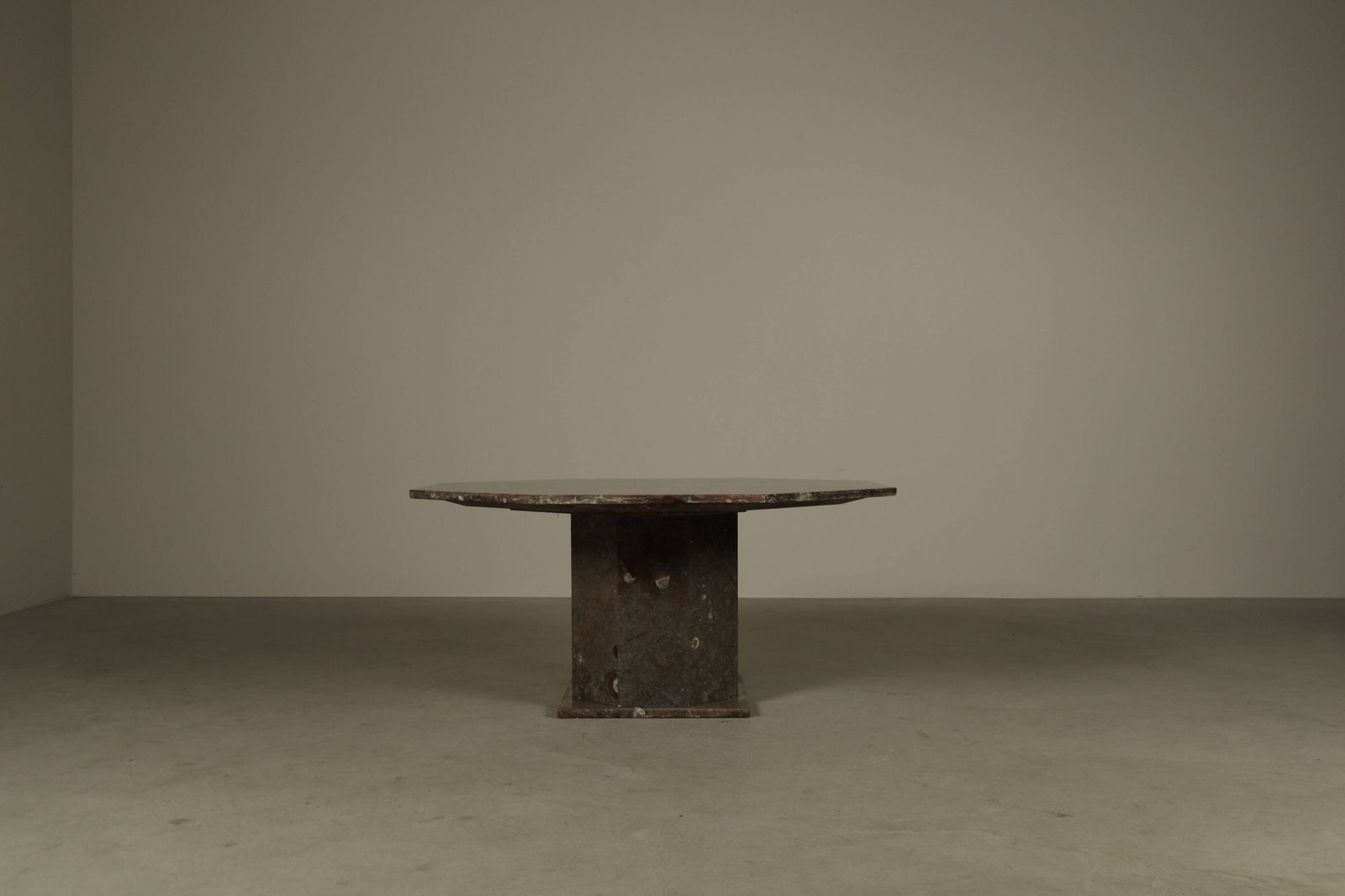 Coffee Table Made Of Fossil Stone, France, 1970s. photo 2437.0