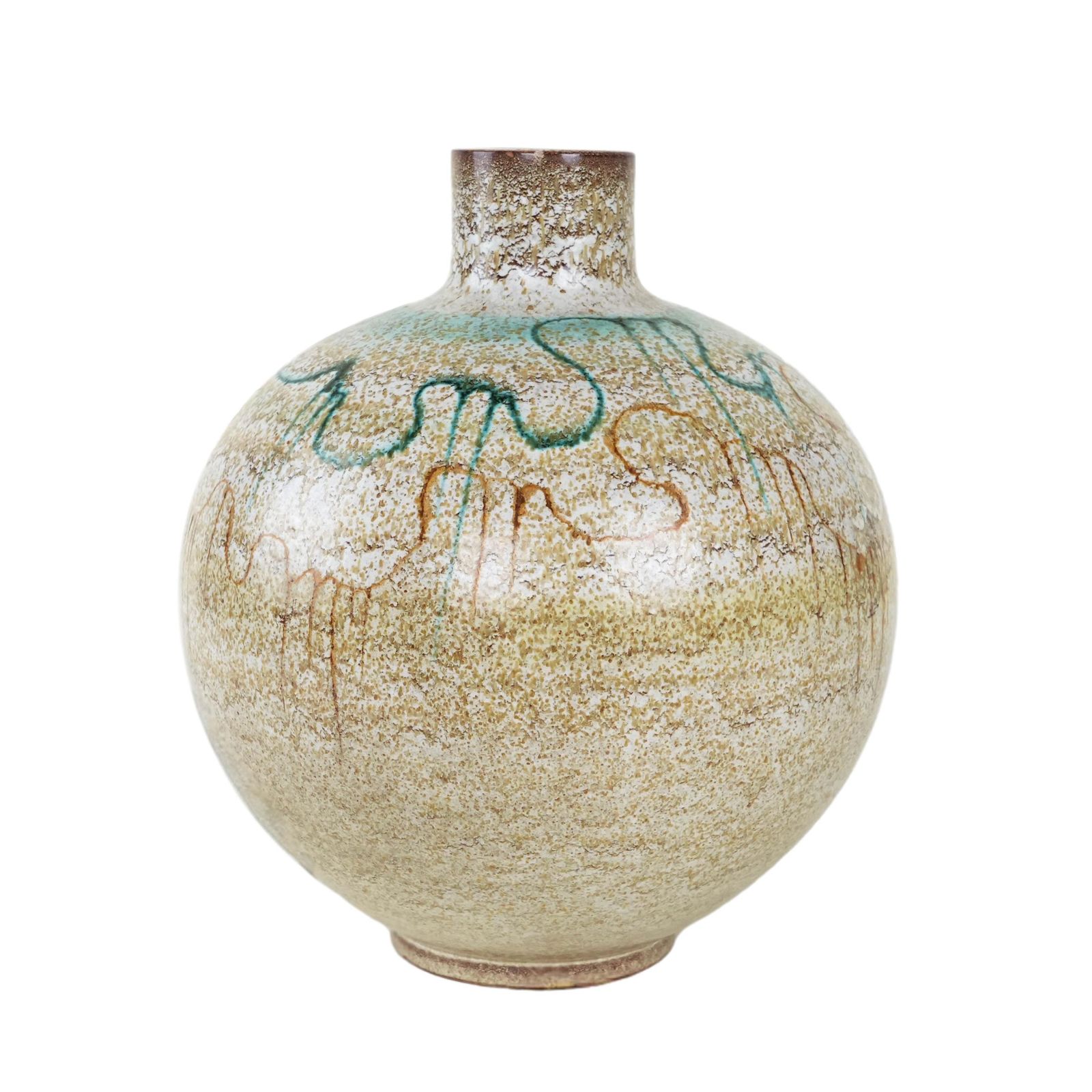 Ceramic Vase, Italian Design, 1960s, Manufactured In Italy