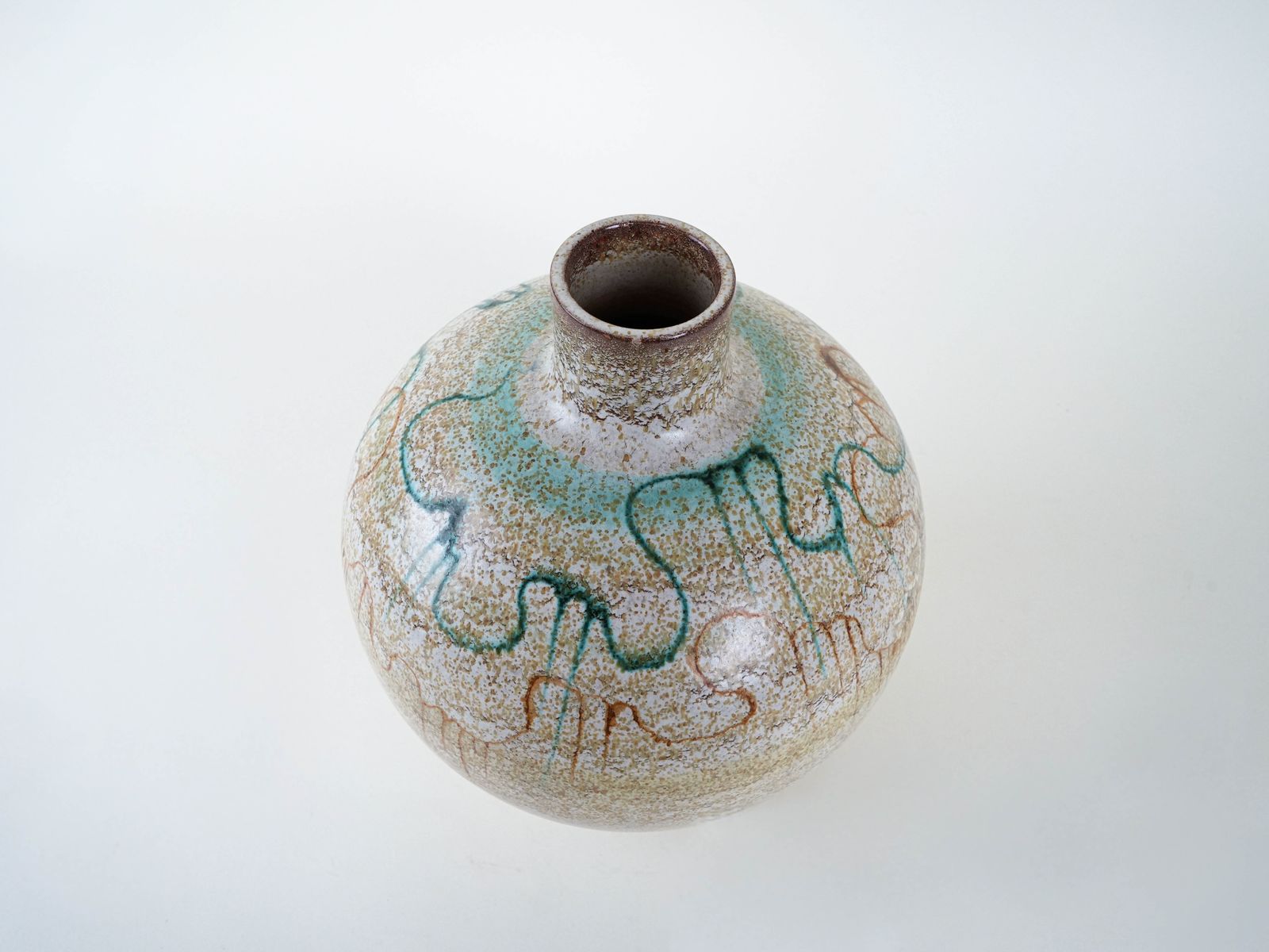 Ceramic Vase, Italian Design, 1960s, Manufactured In Italy photo vinterior