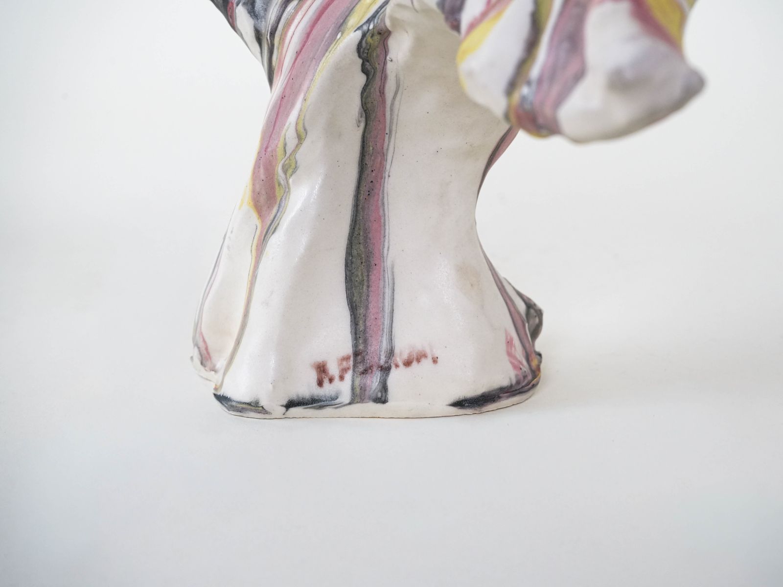 Ceramic Bird Sculpture, Italian Design, 1970s, Manufacturer: F. Ferroni photo buy