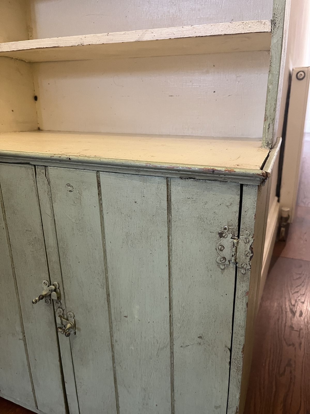 Antique Painted Cupboard With Shelves, Children And Adults Room photo vinterior