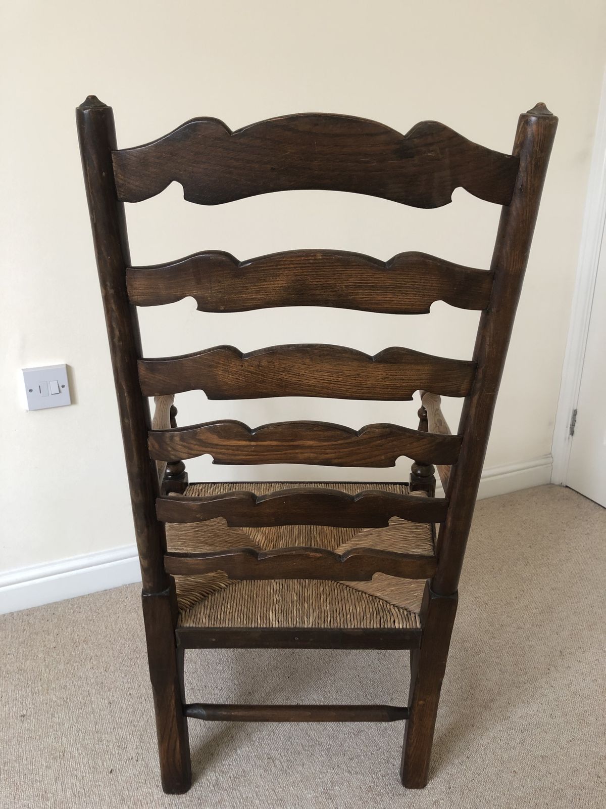 £50 Off: Ladderback Chair, Low Seat (To Suit A Child's Room, Or Nursing An Infant) photo for sale
