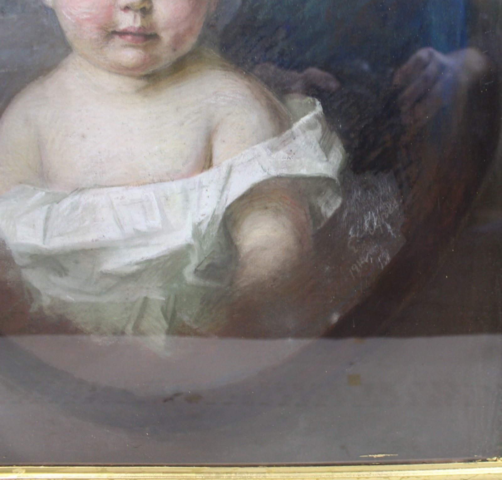 photo for sale Pair Of Early 20th Century Pastel Portraits By Emily Eyres